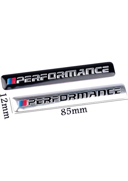 Siyah Yeni Performans Motorsporları Metal Logo Araba Sticker Alüminyum Rozet Kask Bmw E34 E36 E39 E53 E60 E90 F10 F... (Yurt Dışından) fırsatları