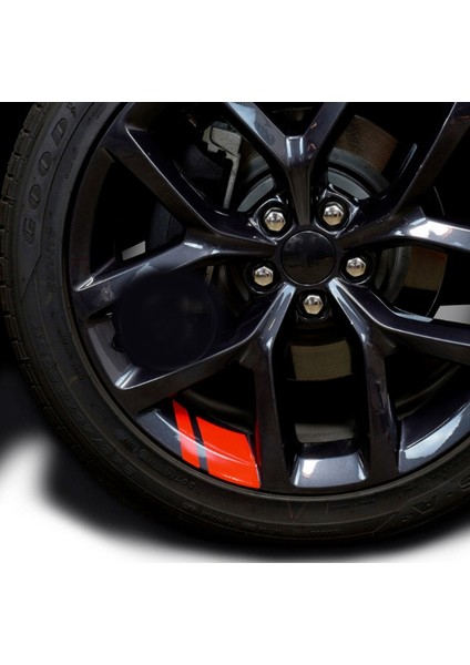Sarı Reflektif Jant Etiket Jant Çıkartması Sticker Jant Boyutu Evrensel Araç Motosiklet Reflektif Pinstripe Bant Dekorasyon Filmi (Yurt Dışından)