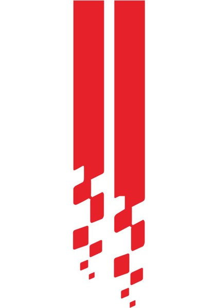 Kırmızı Araba Sticker Motor Kaputu Vinil Film Etiketler Kaput Süsleme Şeritleri Gövde Sticker Yarış Şeritleri Stickerlar Araba Yöntem (Yurt Dışından)