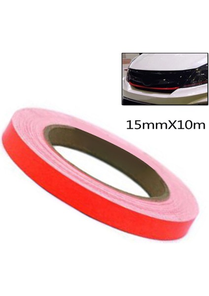 15MMX10M Kırmızı Aksesuarlar Araba Sticker 4 Adet Araba Kaplama Döşeme Araba Süsleme Dış Aksesuarlar Araba Modifiye (Yurt Dışından)