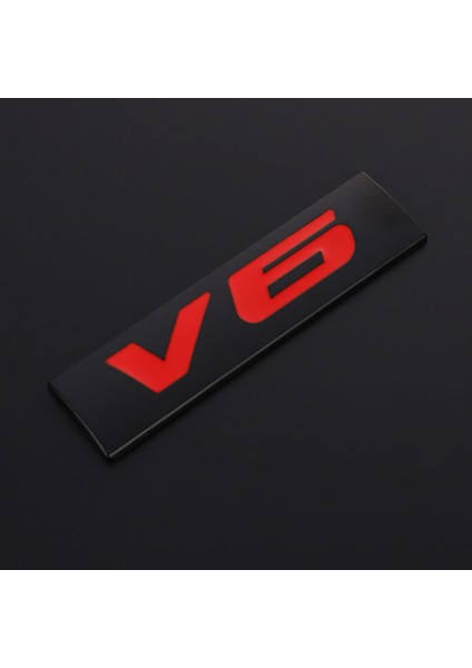 Turuncu 3D Metal V6 V8 Araba Sticker Amblemi Etiket Bmw Audi Ford Focus Honda Toyota Suzuki Skoda Kıa Nissan Mercedes Lexus Volvo (Yurt Dışından) fiyatları