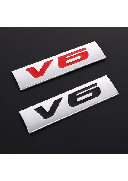 Turuncu 3D Metal V6 V8 Araba Sticker Amblemi Etiket Bmw Audi Ford Focus Honda Toyota Suzuki Skoda Kıa Nissan Mercedes Lexus Volvo (Yurt Dışından) fırsatları