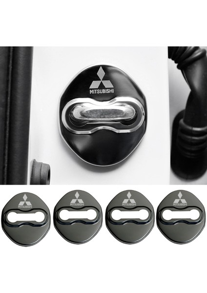 B-Sarı M Mitsubishi Outlander Pajero Sport Eclipse Cross Asx Lancer-Ex Phev Ev Sticker Aksesuarları Için Araba Kapı Kilidi Kapağı Amblem Kılıfı (Yurt Dışından) indirimleri
