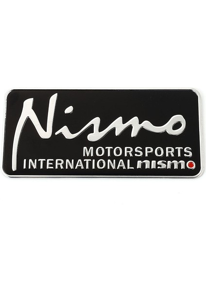 Gümüş Nismo Nissan Nismo Logo Almera Tiida Sunny Qashqaı March Lıvına Teana Skyline Juke X-Traı Not Için Araba Sticker Araç Rozeti Etiketi (Yurt Dışından) fırsatları