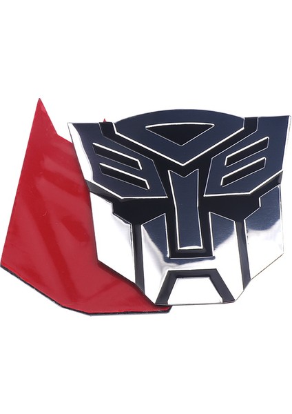 B Araba Tasarımı Alüminyum 3D Araba Stickerı Cool Autobot Logosu Transformers Rozeti Amblem Kuyruk Etiketi Motosiklet Bisiklet Araba Dekorasyonu (Yurt Dışından)