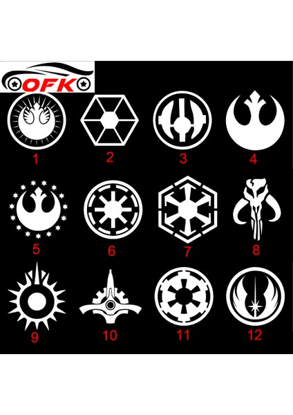 Logo 8 Stili 15 cm Boyunda Araba Çıkartmaları Dekor Motosiklet Sticker Dekoratif Aksesuarlar Yaratıcı Güneş Koruma Su Geçirmez Pvc, 15CM (Yurt Dışından) fiyatları