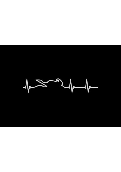 35CM x 7cm Sıcak Araba Sticker Kalp Elektrokardiyogramı Yarışçı Oyuncular Aksesuarlar Vinil Araba Stil Kapak Çizikler Motorcu Pvc 15CM x 3cm (Yurt Dışından)