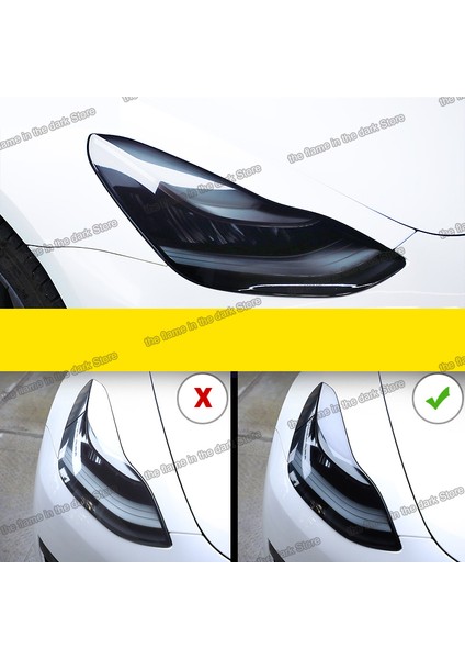 2020-2022 Y Modeli Tesla Model 3 Y Için Araç Farı Çizilmeye Karşı Koruyucu Film Ekleme Aksesuar Sticker Auto Styling (Yurt Dışından) fiyatları