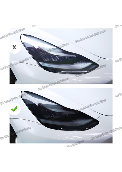 2020-2022 Y Modeli Tesla Model 3 Y Için Araç Farı Çizilmeye Karşı Koruyucu Film Ekleme Aksesuar Sticker Auto Styling (Yurt Dışından) indirimleri