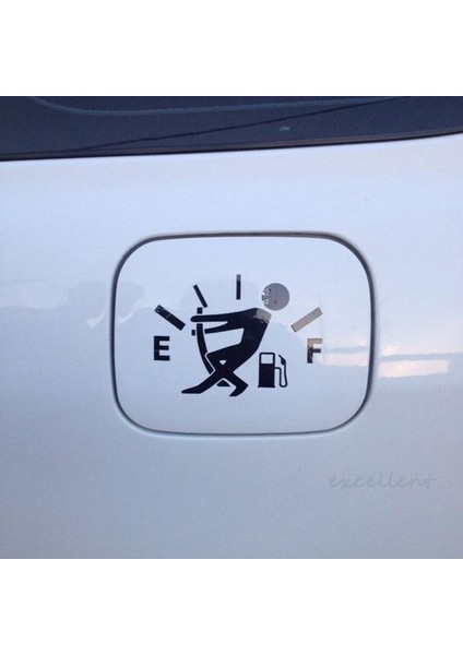 Beyaz 1 Adet Komik Araba Sticker Yakıt Tankı Gösterge Yansıtıcı Araba Sticker Çıkartma Otomobil Motosiklet Aksesuarı Çıkartma (Yurt Dışından) fırsatları