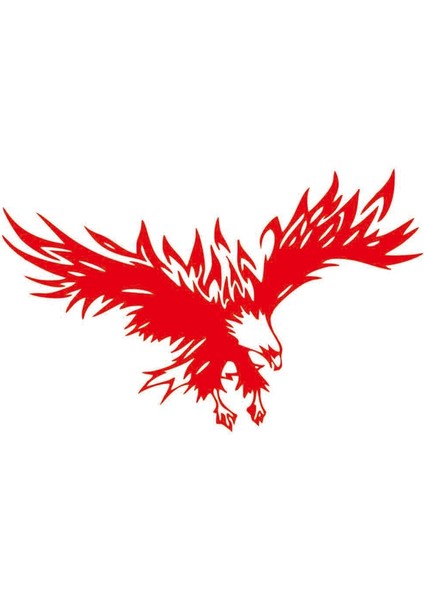 Rd Kişilik Hayvan Kartal Büyük Boy Araba Sticker Araba-Stil Araba Kaput Kapı Araba Sticker Vinil Etiket Oto Araba Dış Dekorasyonu (Yurt Dışından)