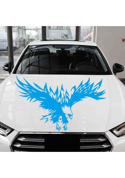 Rd Kişilik Hayvan Kartal Büyük Boy Araba Sticker Araba-Stil Araba Kaput Kapı Araba Sticker Vinil Etiket Oto Araba Dış Dekorasyonu (Yurt Dışından)