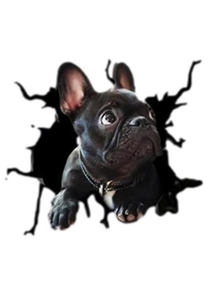 D 3D Komik Mops Köpek Pvc Araç Sticker Pencere Çıkartması Su Geçirmez Sevimli Evcil Hayvan Yavru Araç Ev Dekorasyon Sticker Araba Aksesuarı (Yurt Dışından) indirimleri