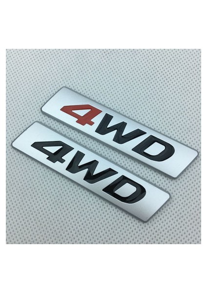Kırmızı 4 Honda Crv Accord Civic Suzuki Grand Vitara Swift Sx4 Için 1x 3D Mat Metal Sticker 4WD Amblemi 4x4 Rozeti Araba Stili (Yurt Dışından) modelleri