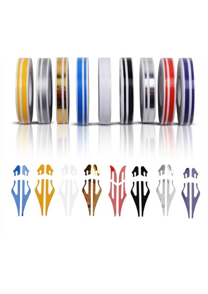 Beyaz 1 Rulo Düz Renk Araç Gövde Dekalı Vinil Sticker Şerit Çift Çizgi Bant Araba Dekor Otomatik Aksesuarları (Yurt Dışından) modelleri