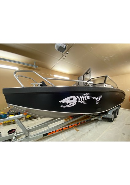 Doğru Stil M 28CMX95CM FD206 Sıcak Satış Balık Kılçığı Etiketleri Tekne Gövde Dekoru Motor Kaputu Kapakları Oto Sticker Amblem Vinil Kaplamalar Autosticker (Yurt Dışından) fırsatları