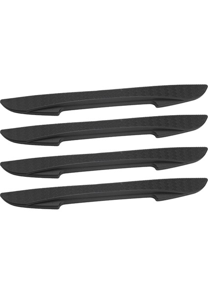 Hiçbir Logo Stili Için Siyah Yeni Siyah Kauçuk Anti-Çarpışma Araba Kapı Stickerları Honda Civic Fit City Cry Accord CB500 CB650R Araba Aksesuarları Için (Yurt Dışından)