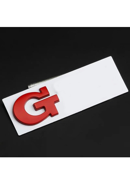 Gövde Kırmızı Volkswagen Vw Gtı Logo Golf K3 Mk4 Mk5 Mk6 Mk7 Bagaj Izgara Amblemi Etiket Sticker 3D Krom Metal Araba Özelliği (Yurt Dışından)