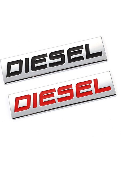 Sarı Araç Sticker Dizel Logo Rozeti Amblemi 3D Metal Araç Etiketleri Seat Bmw Audi Jeep Honda Ford Opel Passat Peugeot Kıa Araç Tasarımı (Yurt Dışından) modelleri