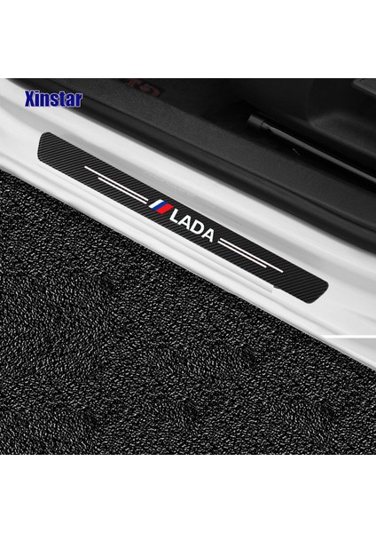 Largus Lada Vesta Xray Largus Granta Nıva Için Karbon Fiber Araç Eşiği Sticker Kapı Eşiği Koruyucu (Yurt Dışından) modelleri