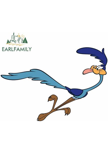Stil F Road Runner Kamyonet Araba Sticker Dıy Kapatma Çizik Gövde Için Yaratıcı Su Geçirmez Pencere Çıkartması 13CM x 9.1cm (Yurt Dışından) modelleri