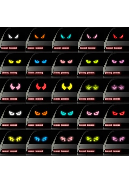 Beyaz Stil Stil 6 1 Çift Göz Taç Kanat Araba Yansıtıcı Sticker Şerit Araba Gövde Tamponu Bagaj Motosiklet Kask Gece Güvenlik Uyarı Sticker Dekor (Yurt Dışından) fiyatları