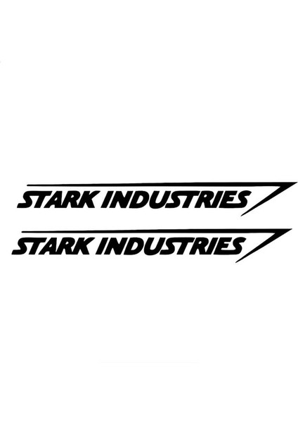 Beyaz 2 Adet Stark Industries Araba Gövde Şerit Sticker Vinil Etiket Iron Man Araba Stili Jdm Yarış, 20CM*3CM (Yurt Dışından) modelleri