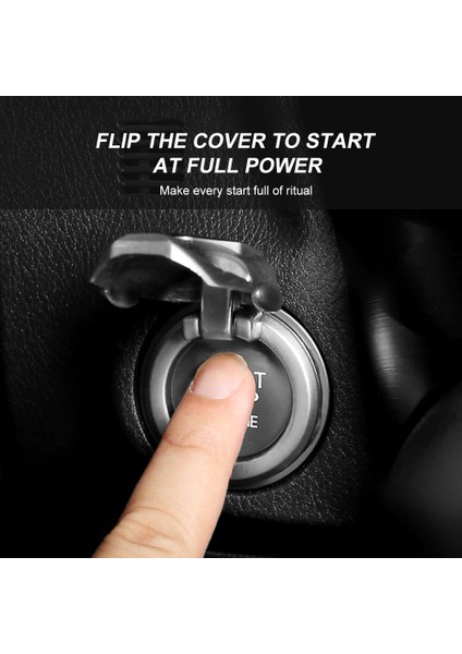 Logo Stili Yok Gümüş Rengi Araba Iç Mekan Motor Çalıştırma Durdurma Itme Düğmesi Anahtar Dekoratif Kapak Sticker Trim Etiket (Yurt Dışından) modelleri