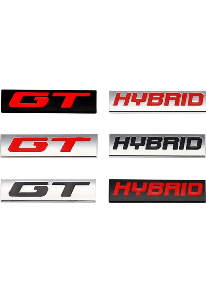 Bej Araba Sticker Gt Awd Hibrit Dizel Ss Turbo Logo Rozeti Amblemi Çıkartmaları Mercedes Amg Bmw Mazda Chevrolet Skoda Ford Opel Audi Volvo Için (Yurt Dışından) modelleri