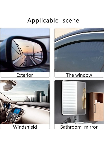 2 Adet 145MMX100MM Araba Yan Ayna Sticker Yağmur Geçirmez Su Geçirmez Anti-Sis Film Yuvarlak Kare Evrensel Motosiklet Ayna Parlamayı Önleyici Film (Yurt Dışından) indirimleri