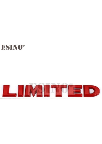 Kırmızı 2 Yeni Araba Tasarımı 3D Metal Krom Çinko Alaşımı Rozet Sınırlı Sürüm Bagaj Gövde Sticker Etiket Çamurluk Rozeti Otomobil Aksesuarı (Yurt Dışından)