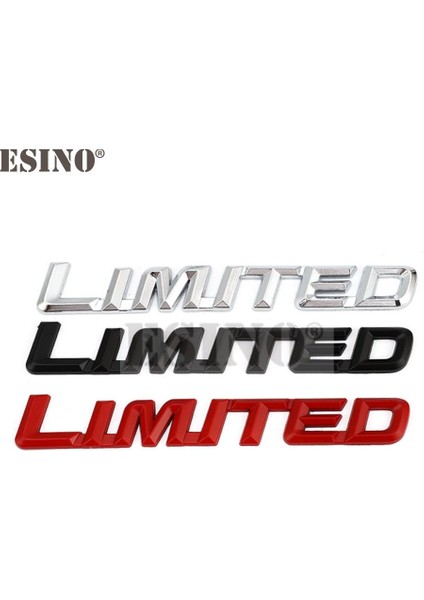 Kırmızı 2 Yeni Araba Tasarımı 3D Metal Krom Çinko Alaşımı Rozet Sınırlı Sürüm Bagaj Gövde Sticker Etiket Çamurluk Rozeti Otomobil Aksesuarı (Yurt Dışından) modelleri