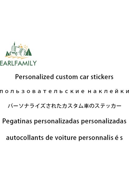 Kırmızı Earlfamıly Özel Stickerlar Kesilmiş Kişiselleştirilmiş Vinil Çıkartma Tampon Sticker Özelleştirilmiş Araba Kaplama Sticker Yapımı (Yurt Dışından) fiyatları