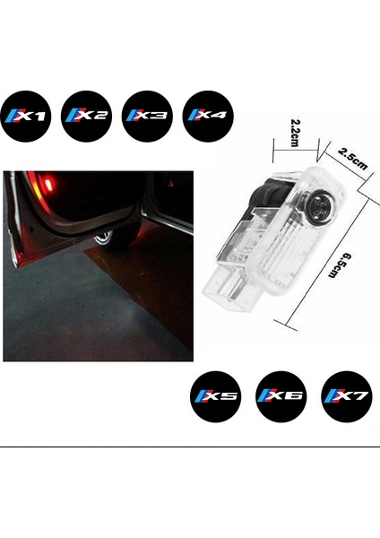 X4 Bmw X1 X2 X3 X4 X5 X6 X7 E84 E83 E70 E71 E72 E90 Araba Sticker LED Projeksiyon Lamba Araba Kapı Hoş Geldin Işığı Araba Aksesuarları (Yurt Dışından) indirimleri