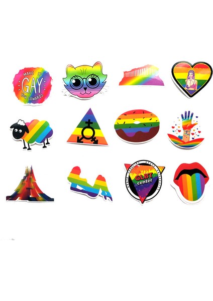 Eşcinsel Gurur Gökkuşağı El Yansıtıcı Araba Sticker Çıkartması Pvc Irregular Komik Çıkartma Araba Stil (Yurt Dışından) modelleri