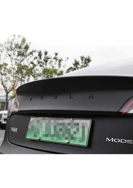 Mat Siyah Tesla Model 3 Model Y S x Araba Arka Bagaj Harf Sticker Renk Logo Abs Aksesuarlar Özel Dekorasyon Renk Trim (Yurt Dışından) indirimleri