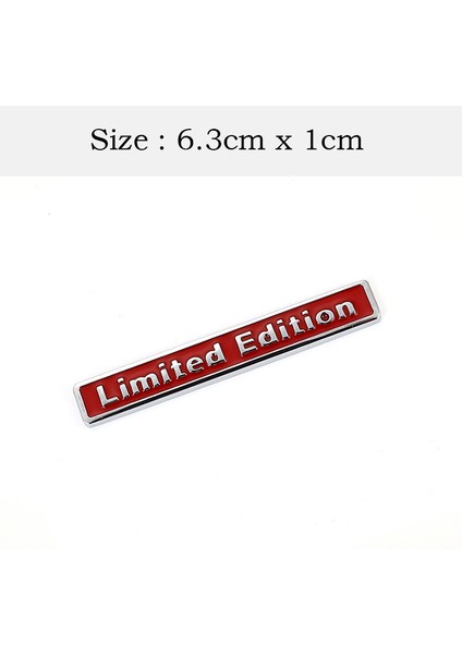 Kahverengi Bmw Audi Honda Opel Toyota Mercedes Mazda Nissan Hyundai Ford Jeep Için 3D Metal Limited Edıtıon Amblem Rozet Araba Sticker Yapışkanı (Yurt Dışından)