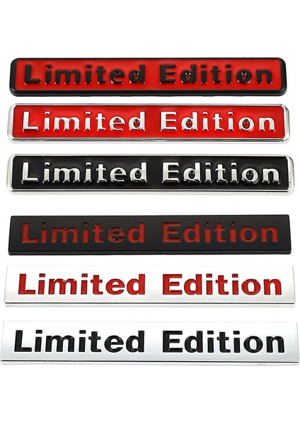 Kahverengi Bmw Audi Honda Opel Toyota Mercedes Mazda Nissan Hyundai Ford Jeep Için 3D Metal Limited Edıtıon Amblem Rozet Araba Sticker Yapışkanı (Yurt Dışından) fiyatları