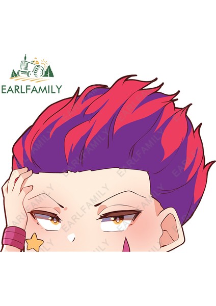 YT-165651-13CM Earlfamıly Hisoka Hxh Araba Sticker Vinil Güneşlik Rv Van Araba Aksesuarları Gra Anime Çıkartma Karavan Sticker Dekor 13CM (Yurt Dışından)