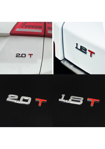 1 3t Şık 3D Metal T Logo Amblem Rozet Araba Sticker Çıkartmalar Dekor Araba Aksesuarları Malzemeler Ürünleri (Yurt Dışından)