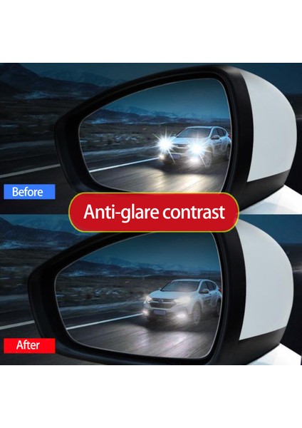 100-150 Araba Yan Ayna Koruyucu Sis Önleyici Araba Ayna Camı Temiz Film Su Geçirmez Araba Sticker (Yurt Dışından) fırsatları