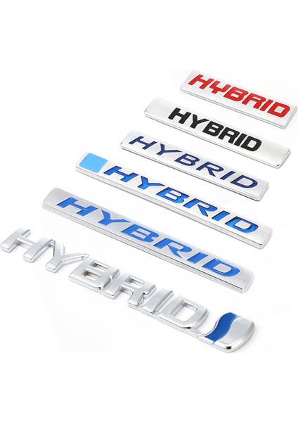 No.3 Boyutu Toyota Camry Prius Vista Crown Corolla Land Cruiser Caldina Hilux Prado Yatour Venza Için Araba Sticker Hibrit Amblemi Rozet Çıkartma (Yurt Dışından) fiyatları