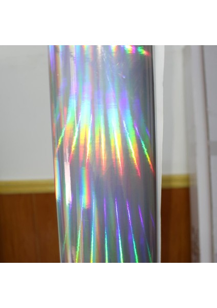 40CMX152CM 30*100 cm Gümüş Lazer Krom Kaplama Vinil Holografik Araba Kaplama Filmi Gökkuşağı Araba Gövde Süsleme Krom Sticker Sayfa Etiketi (Yurt Dışından) fırsatları