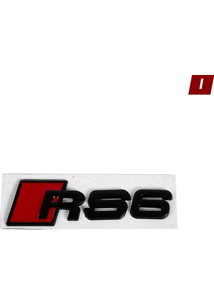 Mor Audi Rs4 Rs5 Rs6 Araç Stili Metal Araba Sticker Rozeti Amblem 3D Metal Araba Sticker Logo Oto Aksesuarları Modifiye (Yurt Dışından)