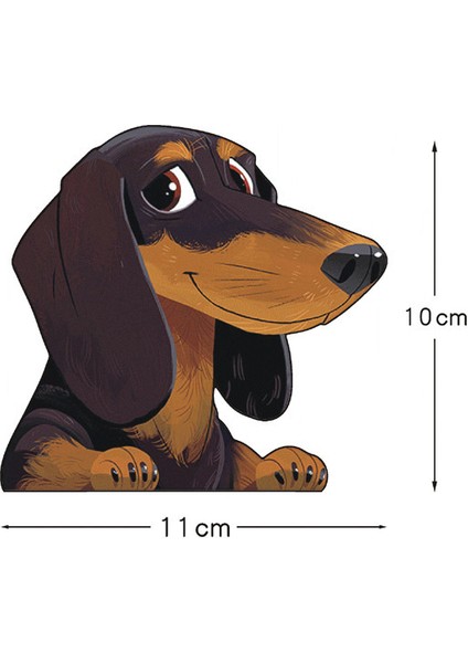 Stil 05 Araç Sticker Yansıtıcı Sevimli Köpek Vinil Sticker Bulldog Shar Pei Sarılmış Köpek Sevimli Stil Yaratıcı Stickerlar Için Cam Ön Camına (Yurt Dışından)