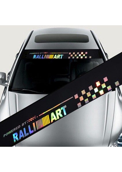 Rallı 1 Adet Reflektif Araba Stil Ön Cam Dekalı Vinil Sticker Yeni Otomatik Ön Cam Film Sticker Dekorasyon (Yurt Dışından) modelleri