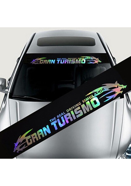 Rallı 1 Adet Reflektif Araba Stil Ön Cam Dekalı Vinil Sticker Yeni Otomatik Ön Cam Film Sticker Dekorasyon (Yurt Dışından) fırsatları