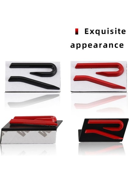 Etiket Siyah Golf 8 Mk8 Mkrocco Passat R36 Için Araba Sticker R Yarış Logo Amblemi Çıkartmalar Ön Kaput Izgarası (Yurt Dışından) fırsatları