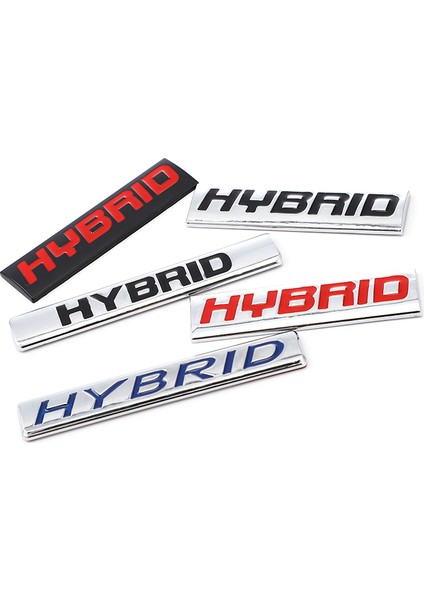 No.3 Boyutu Toyota Camry Prius Vista Crown Corolla Land Cruiser Caldina Hilux Prado Yatour Venza Için Araba Sticker Hibrit Amblemi Rozet Çıkartma (Yurt Dışından) modelleri