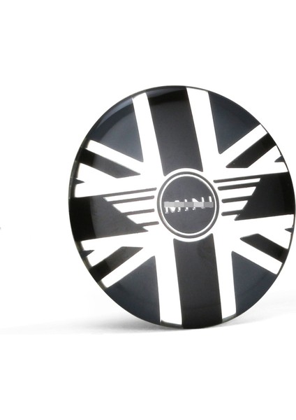 Gri Jack Logosu Mini Cooper S Jcw One + R55 R56 R60 R61 F54 F55 F56 F60 Clubman Countryman Için 52MM Araba Süsleme Tekerlek Merkezi Kapağı Sticker Hub Kapağı - E Ticaret (Yurt Dışından)